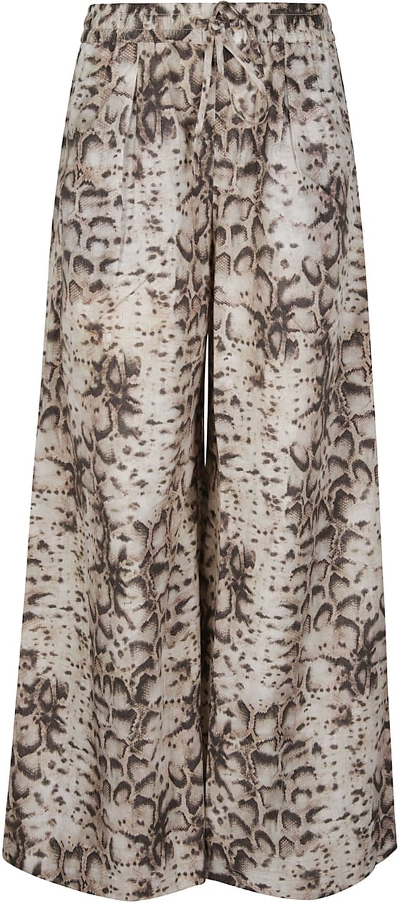 Pinko Gussola Wide Leg Pant Black Zwart