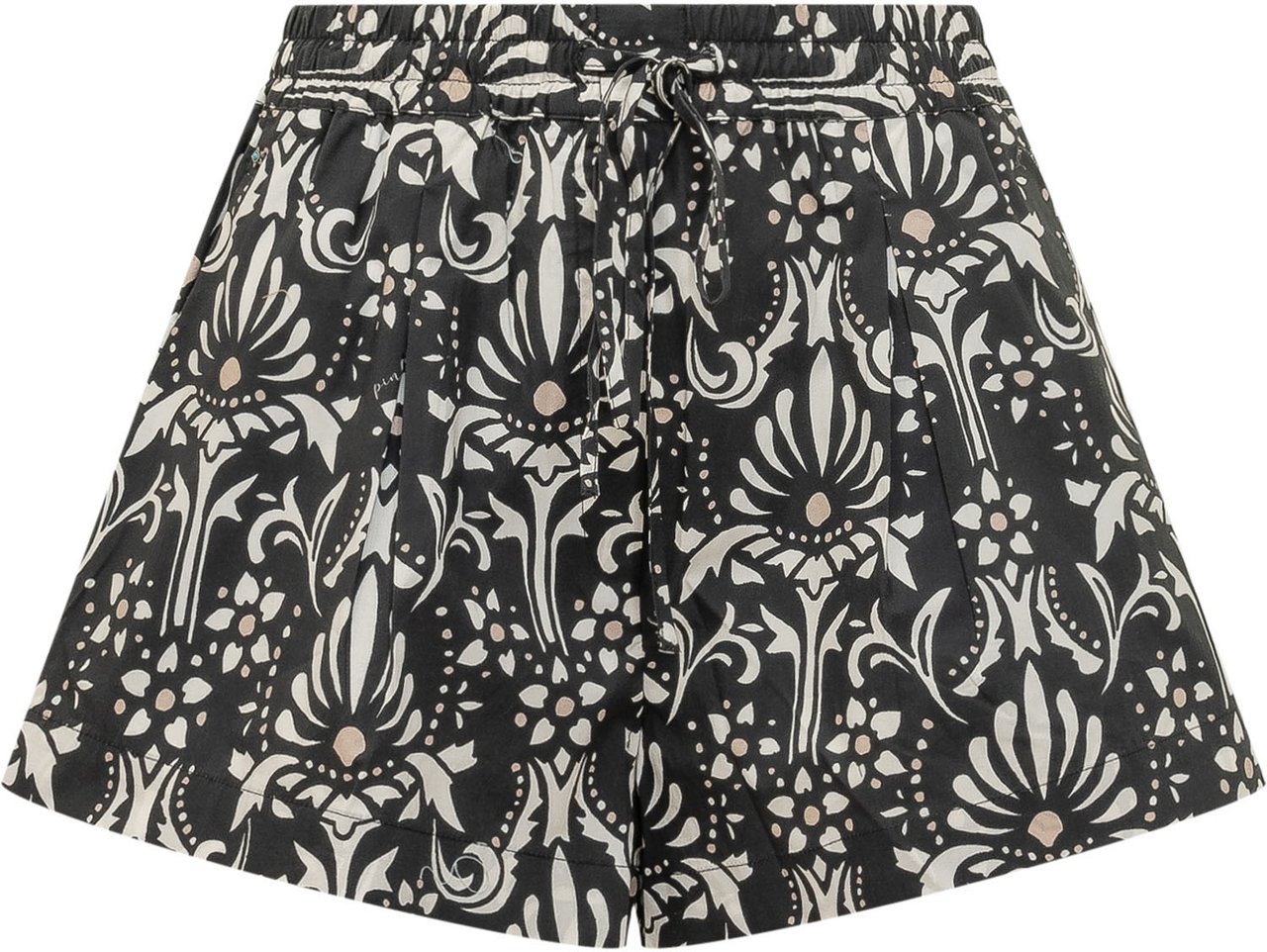 Pinko Shorts con Stampa Floreale Zwart