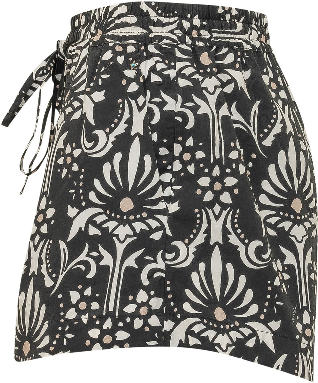Pinko Shorts con Stampa Floreale Zwart