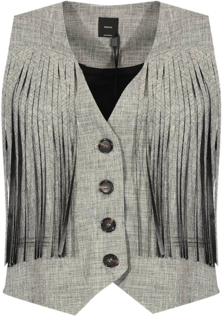 Pinko Jackets Black Lichtgrijs