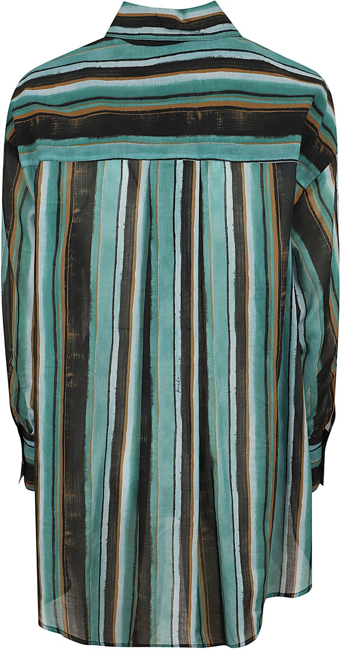Pinko PINKO RIETI CAMICIA MUSSOLA STAMPA R Lime