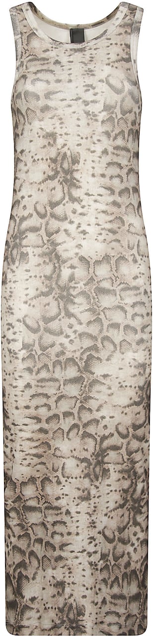Pinko Novoli Long Dress Nude Beige
