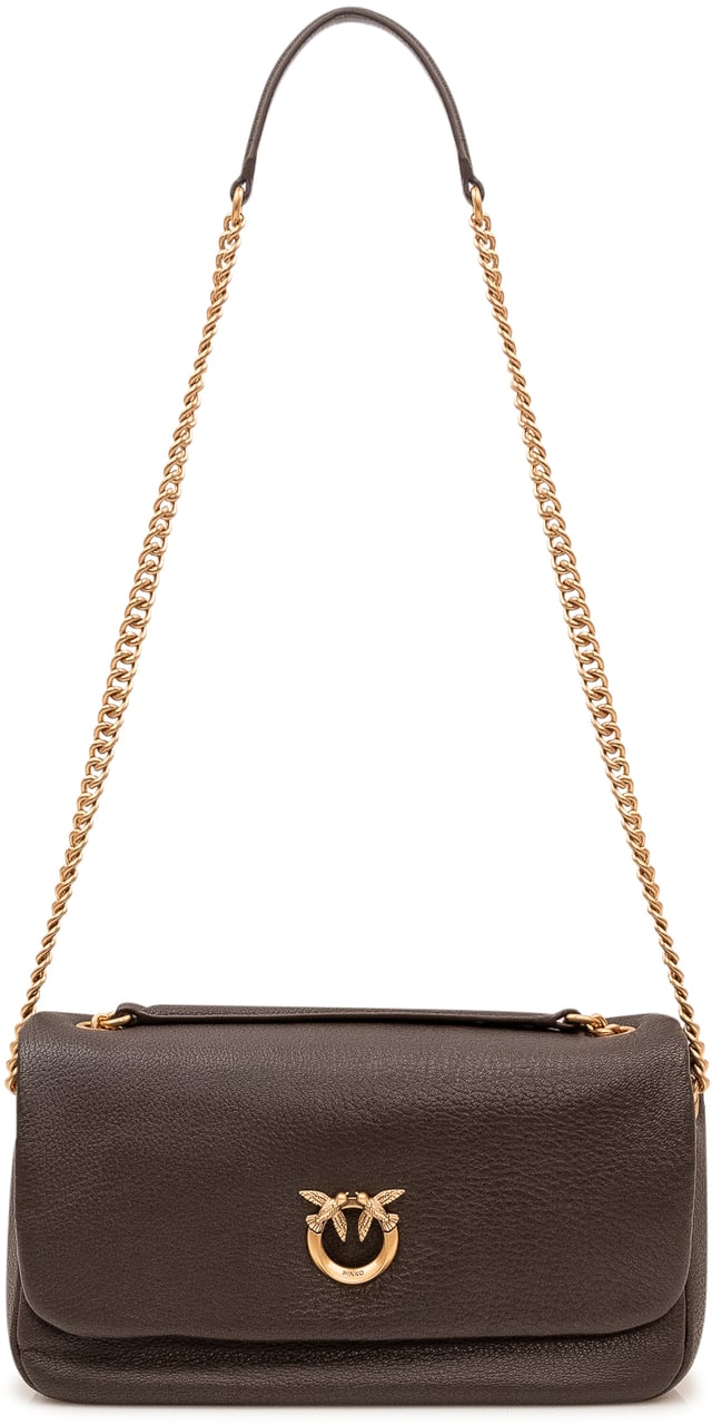 Pinko Click Soft Borsa con Catena Bruin