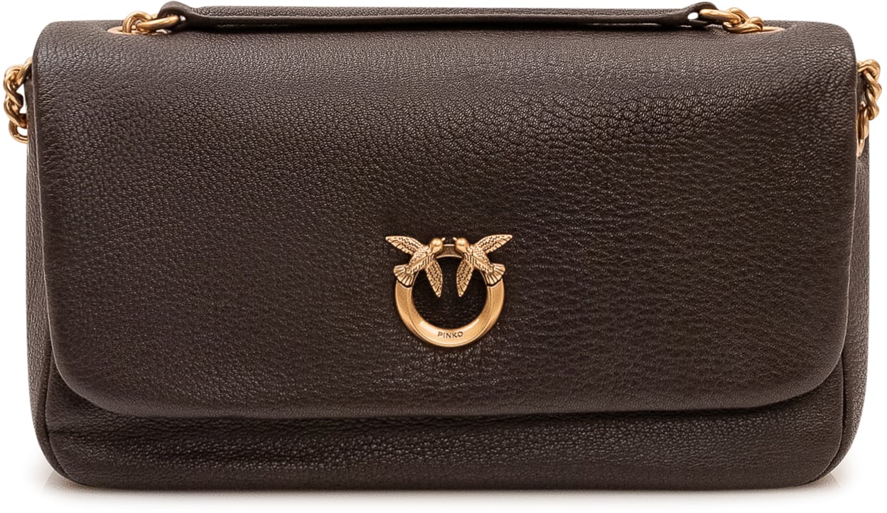 Pinko Click Soft Borsa con Catena Bruin