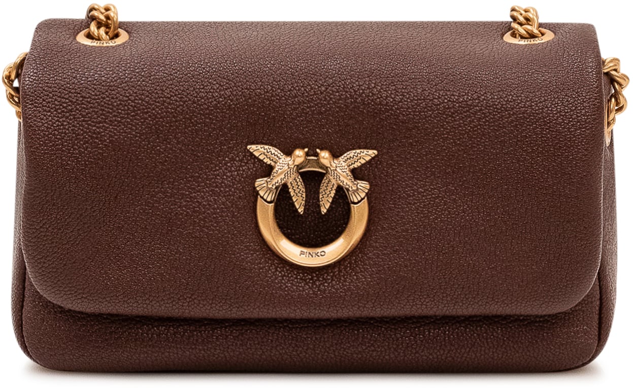 Pinko Borsa Click Soft Bruin
