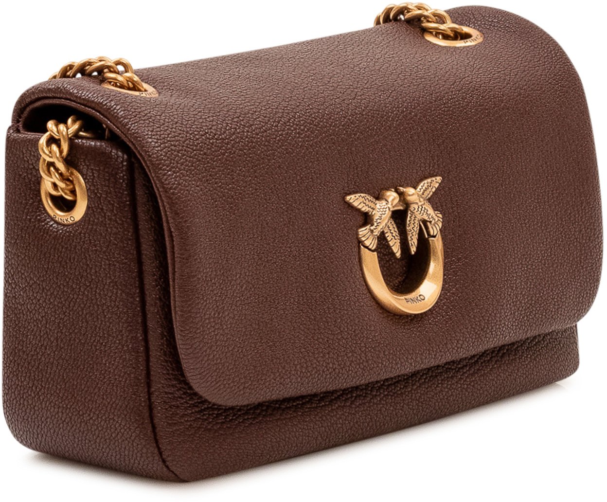 Pinko Borsa Click Soft Bruin