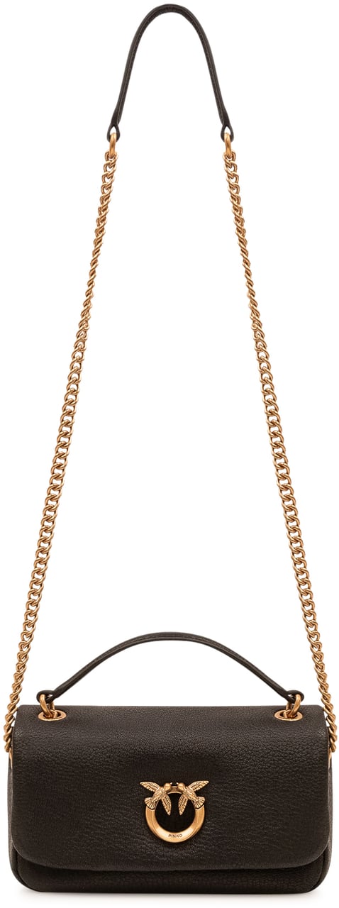 Pinko Click Soft Borsa con Patta Zwart
