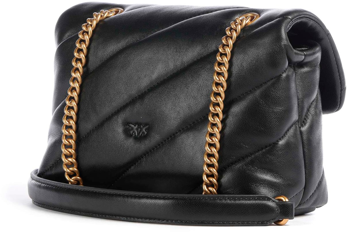 Pinko Bags Nero-Antique Gold Zwart