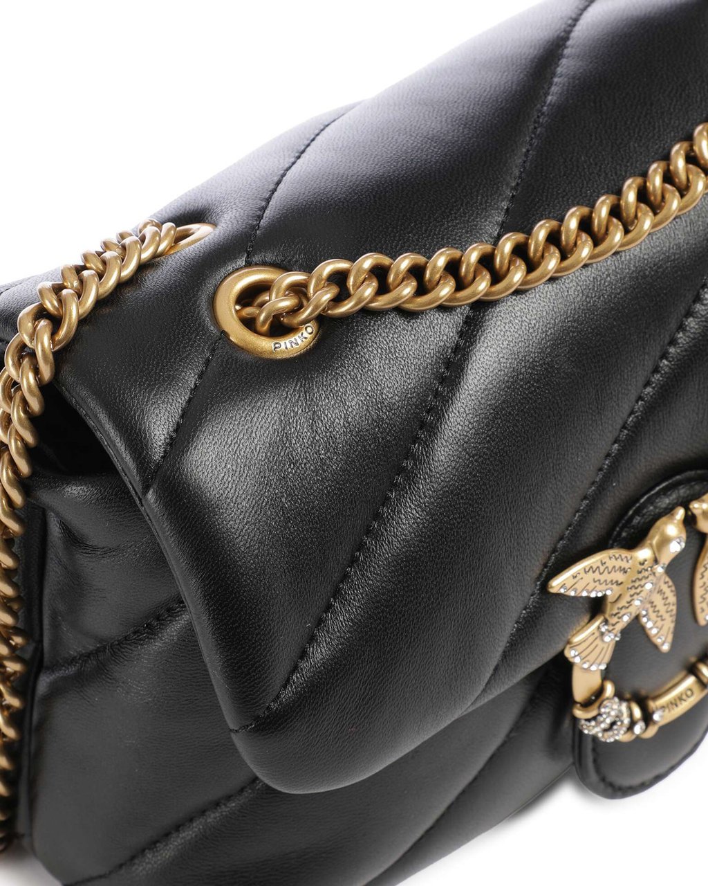 Pinko Bags Nero-Antique Gold Zwart