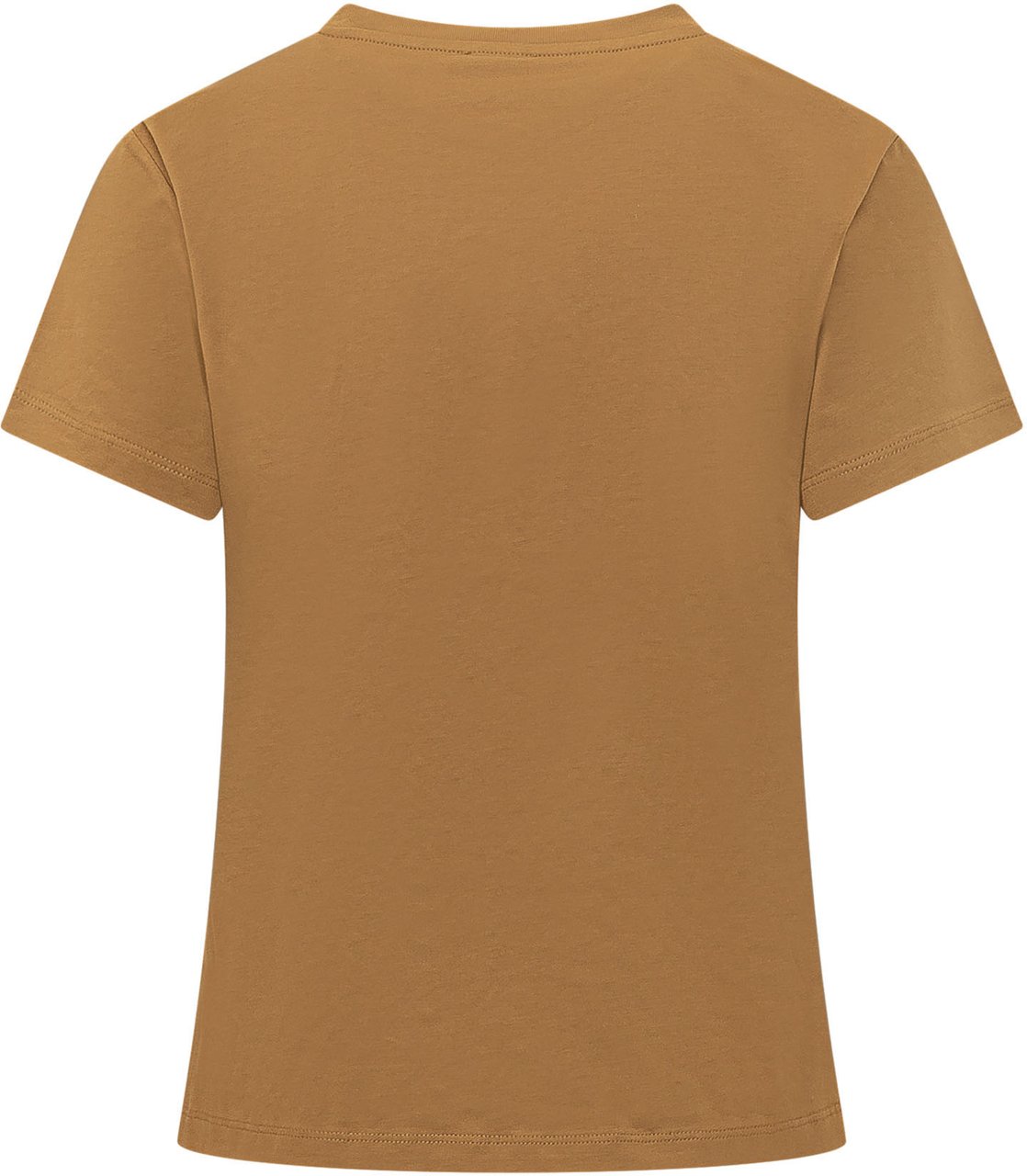 Pinko T-shirt con Ricamo Frontale Beige