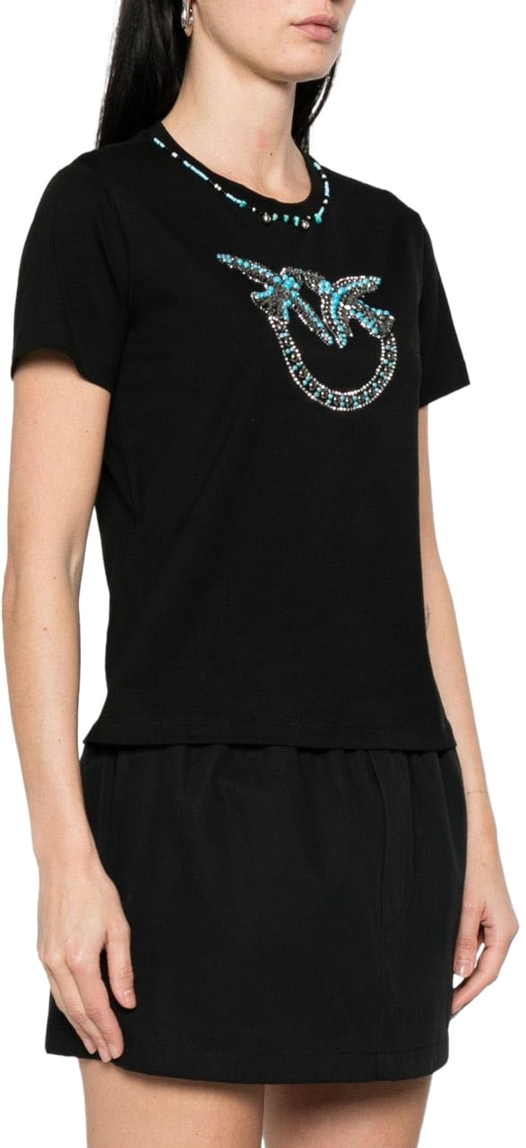 Pinko T-Shirts And Polos Black Zwart