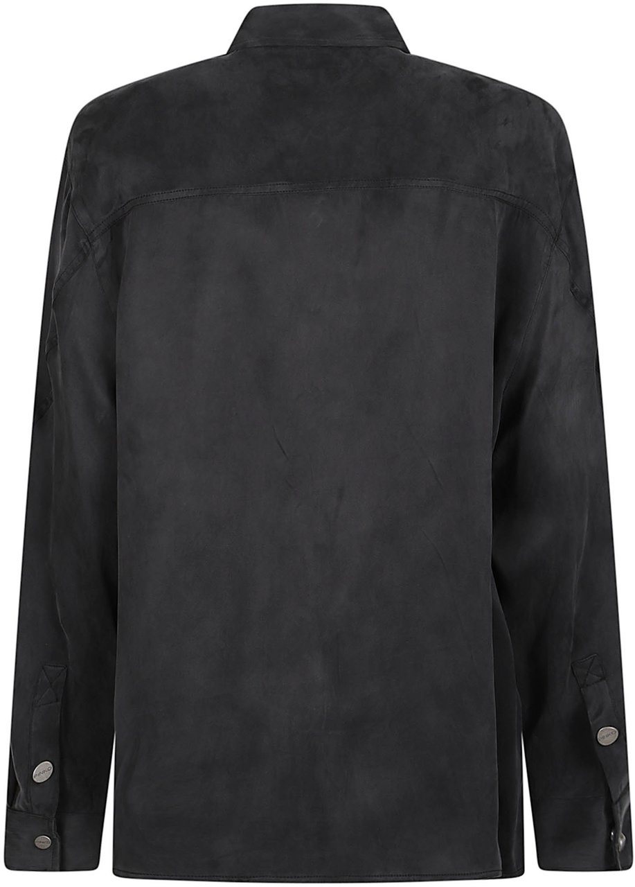 Pinko Careser Long Sleeve Shirt Black Zwart
