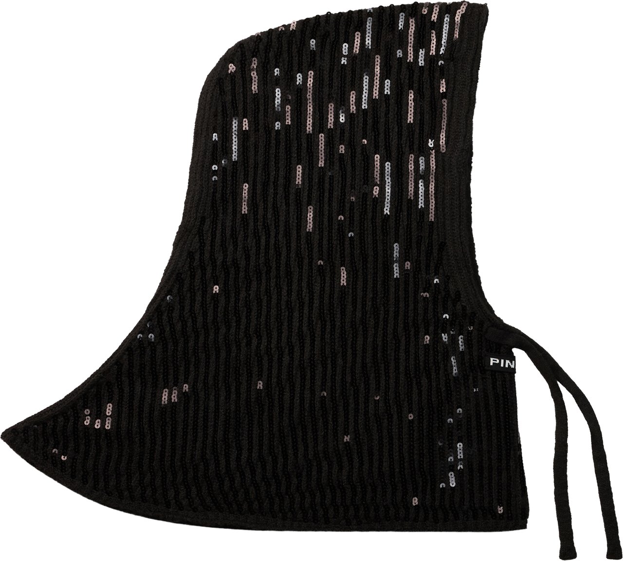 Pinko Balaclava with Adjustable Straps Zwart