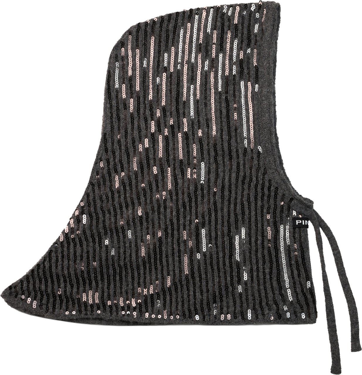 Pinko Balaclava with adjustable straps Zwart