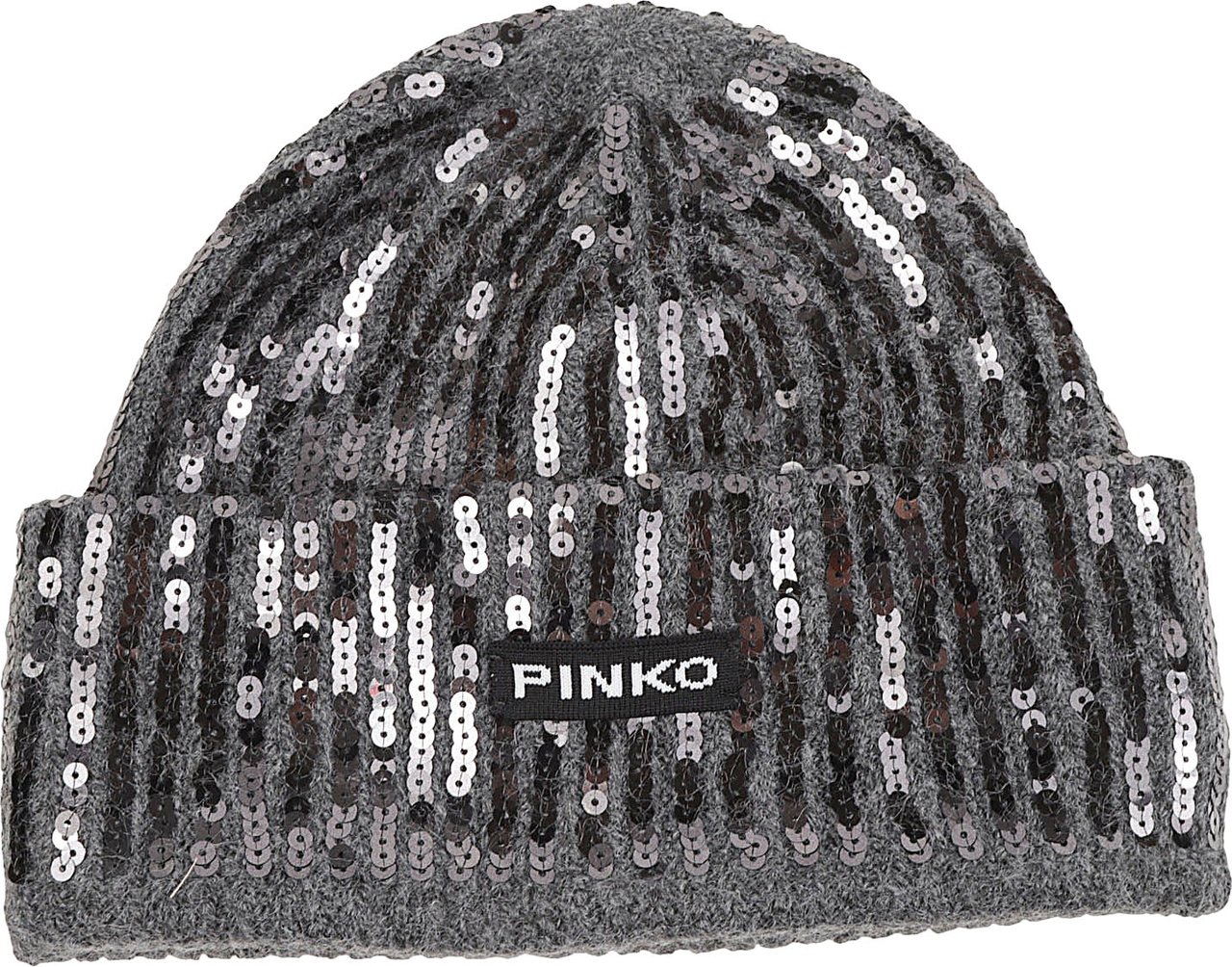 Pinko Bembusa Beanie Grey Grijs