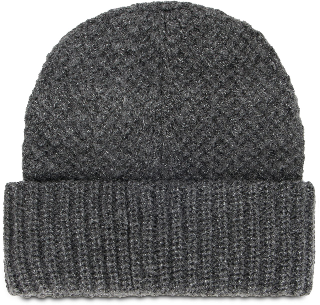 Pinko Beanie with embroidered logo Grijs