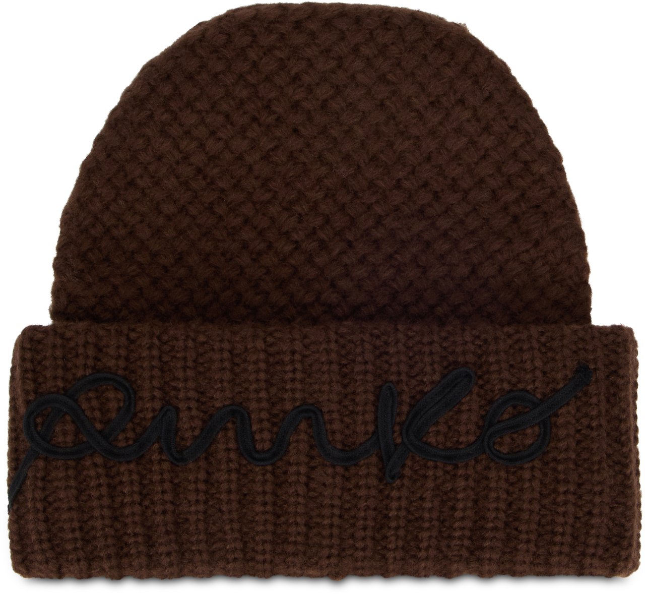 Pinko Beanie with embroidered logo Bruin