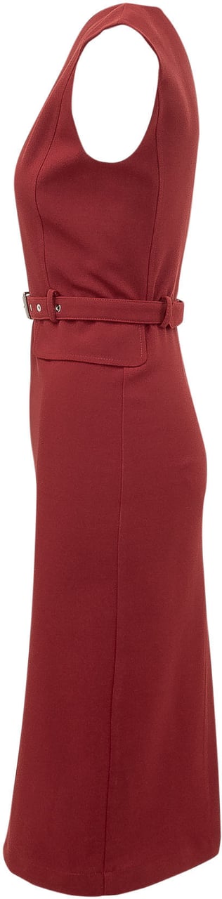 Pinko Abito Acalypha Midi con Cintura Maroon