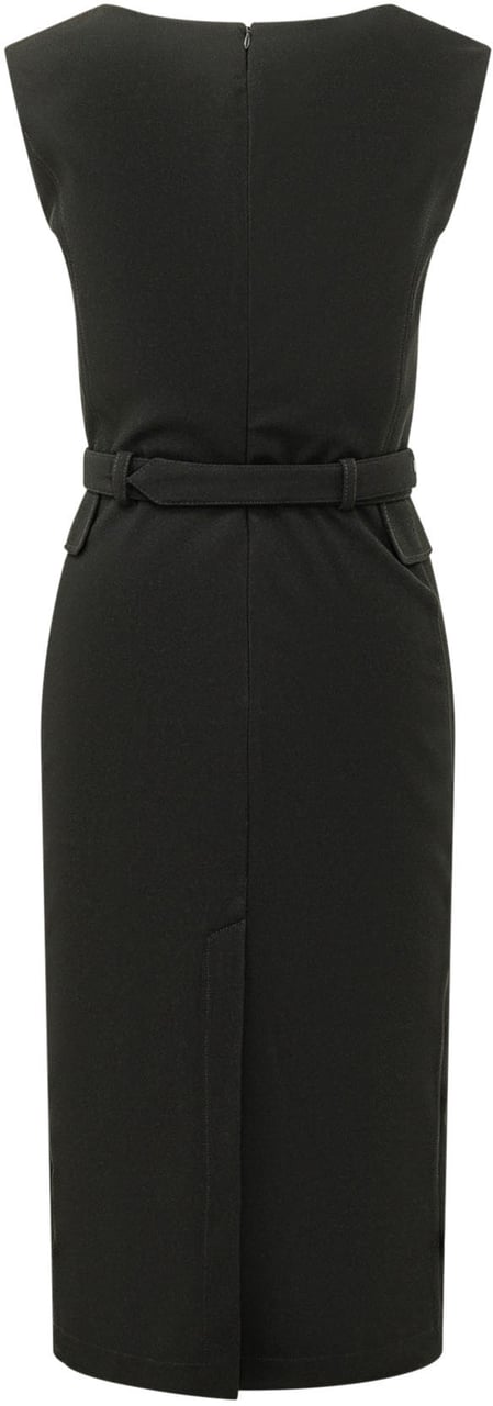 Pinko Abito Acalypha Midi con Cintura Zwart