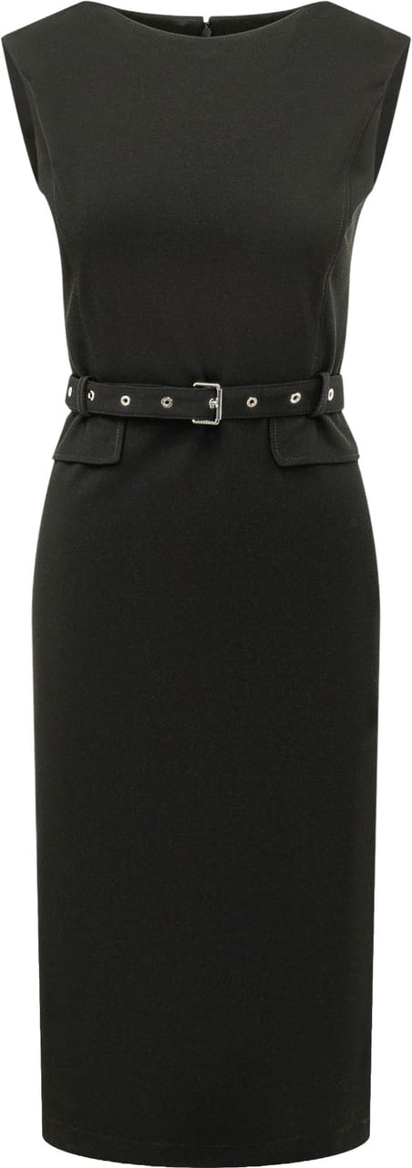 Pinko Abito Acalypha Midi con Cintura Zwart