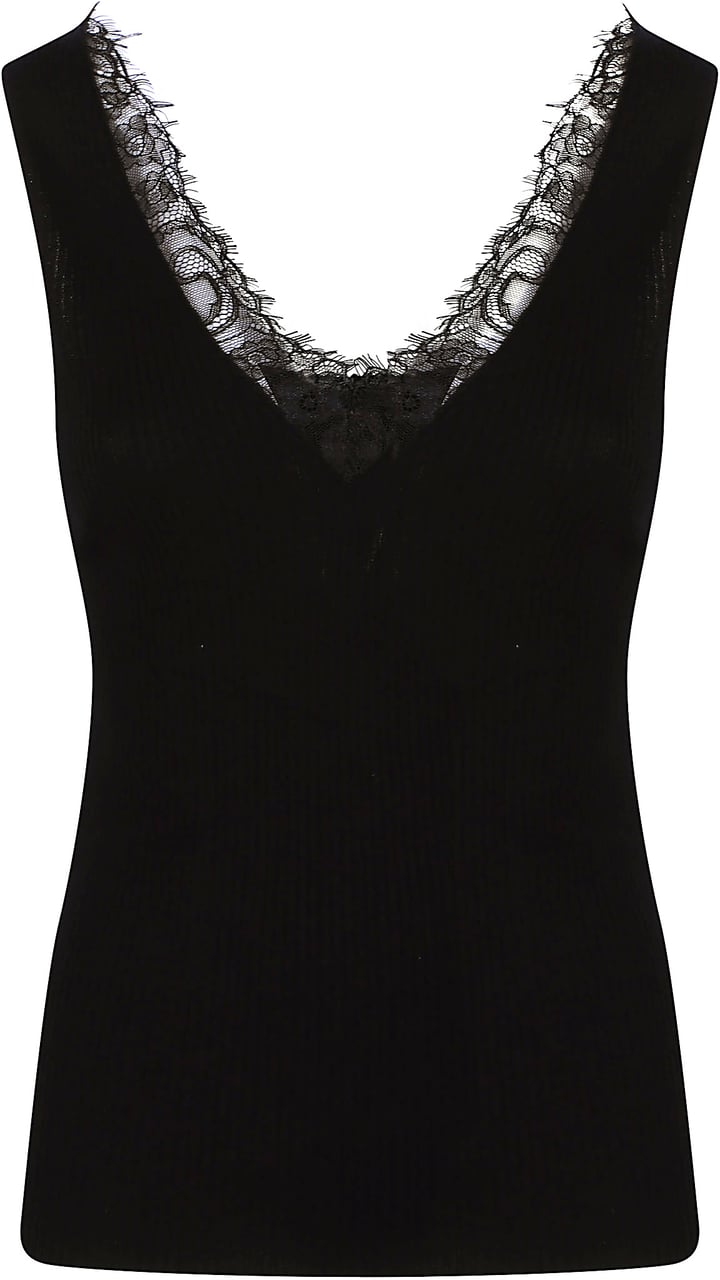 Pinko Oslo Tank Top Black Zwart