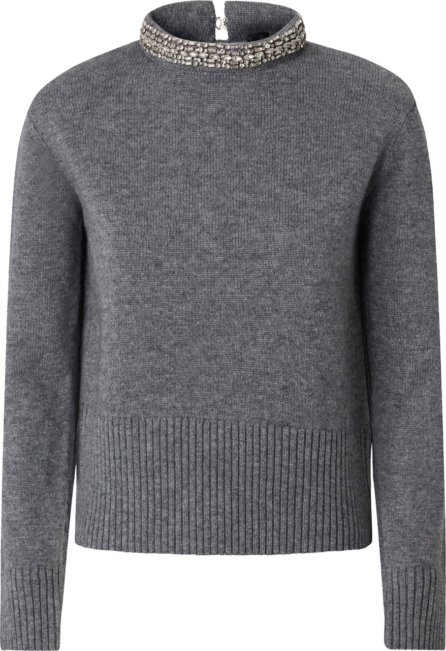 Pinko Sweaters Grigio-Monumento Gr Grijs