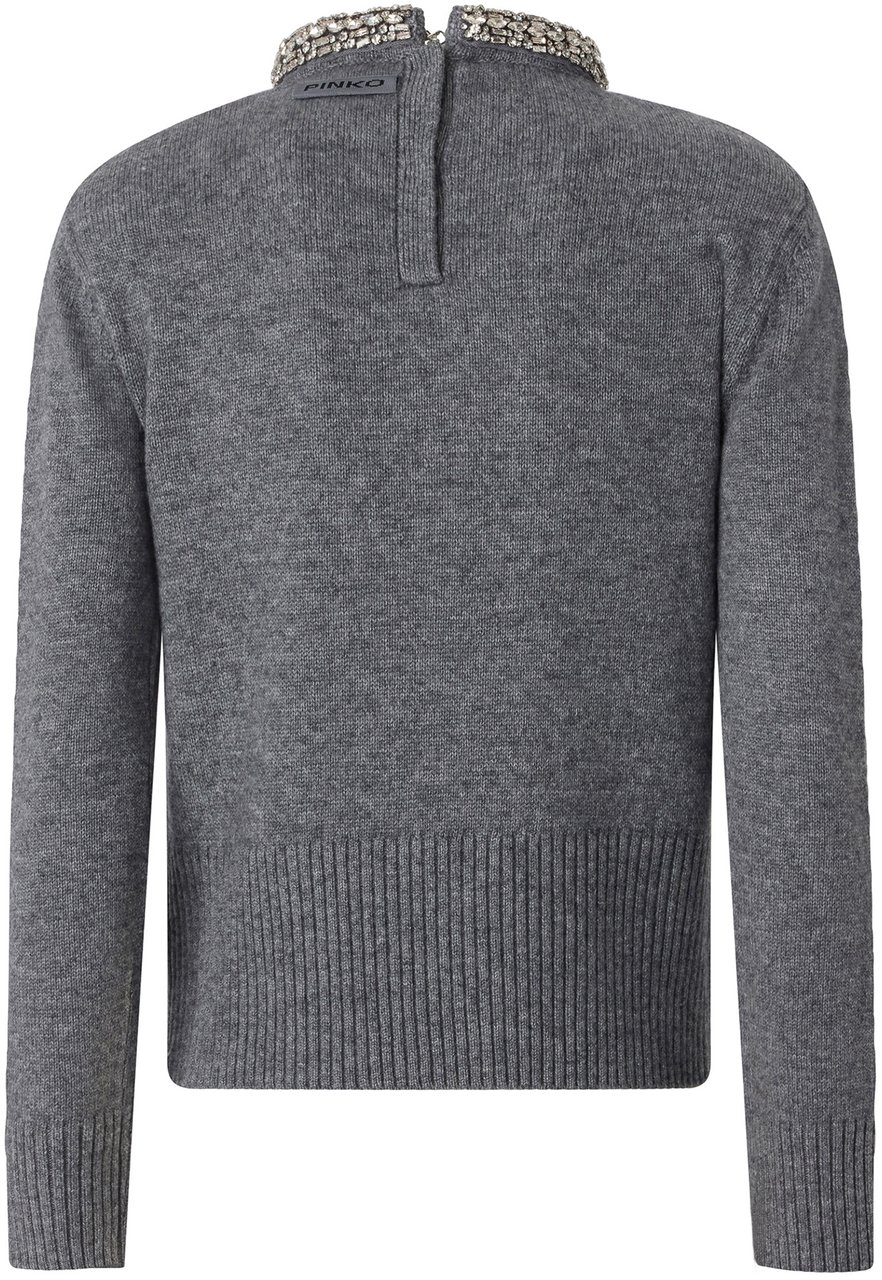 Pinko Sweaters Grigio-Monumento Gr Grijs