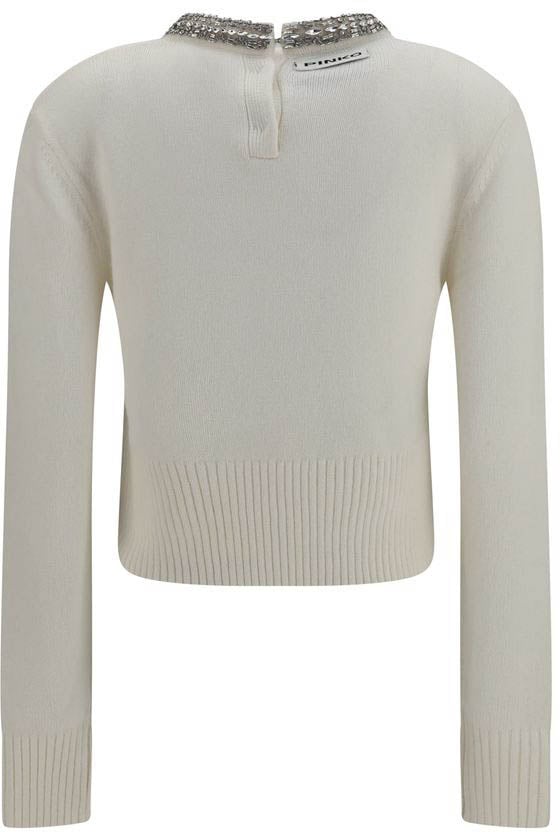Pinko Sweaters Bianco Wit