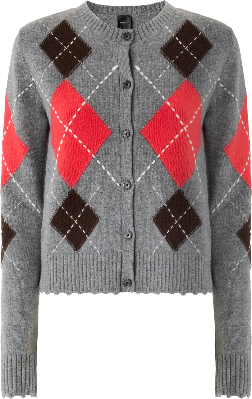Pinko Sweaters Grigio/Marrone Grijs