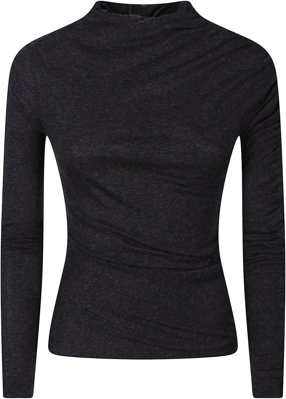 Pinko Loto Turtle Neck Sweater Grey Grijs
