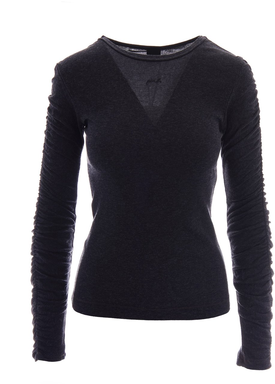 Pinko Sweaters Grigio Corvo Donkergrijs