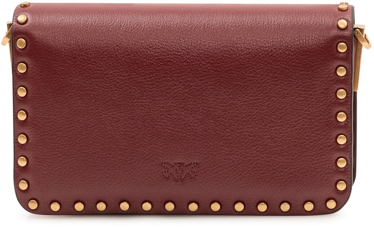 Pinko Love One Slouchy Baby Borsa a Spalla Maroon