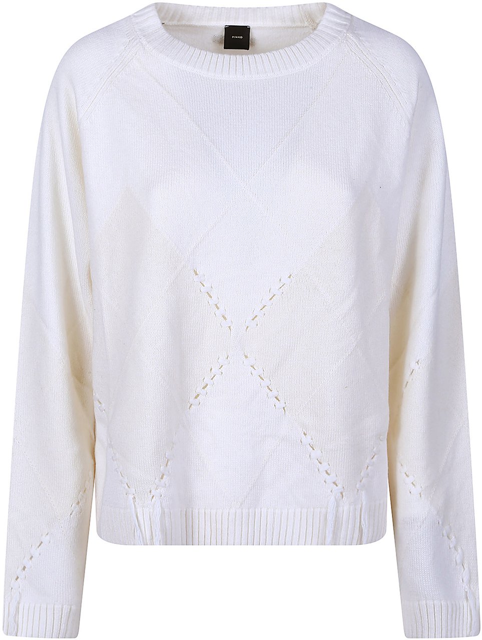 Pinko Berna Round Neck Sweater Nude Beige
