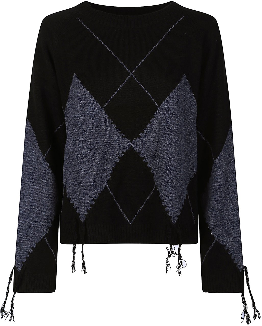Pinko Berna Round Neck Sweater Black Zwart