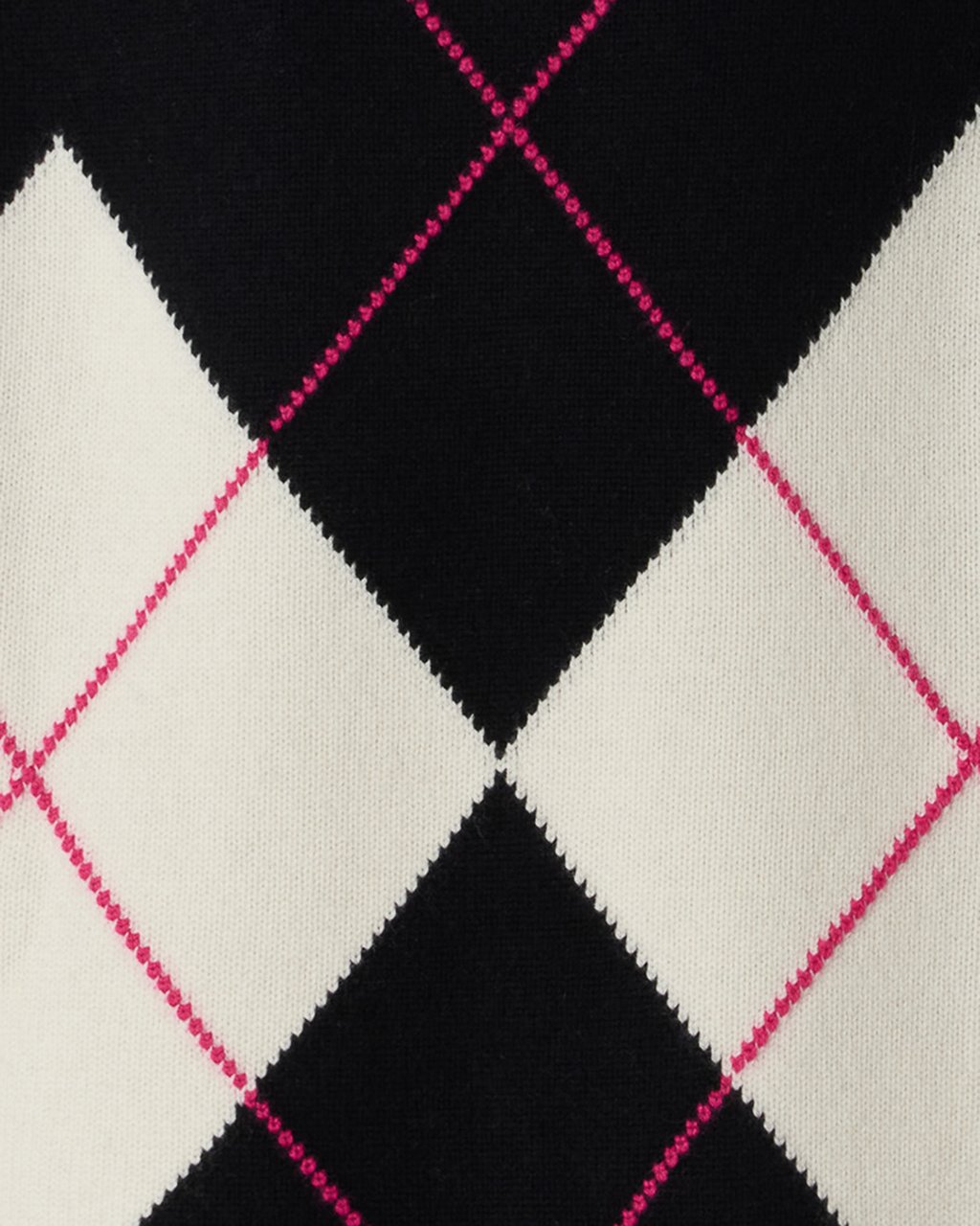 Pinko Sweaters Nero Bianco Fuxia Zwart