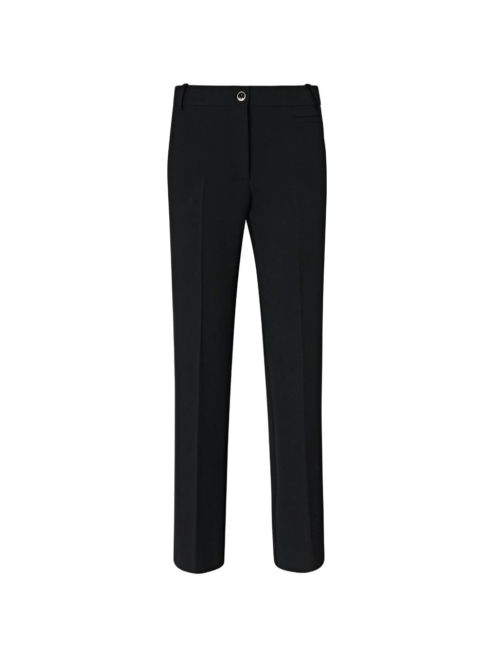 Pinko Straight-Leg Tailored Pants with Mid-Rise Waist and Clean Lines Zwart
