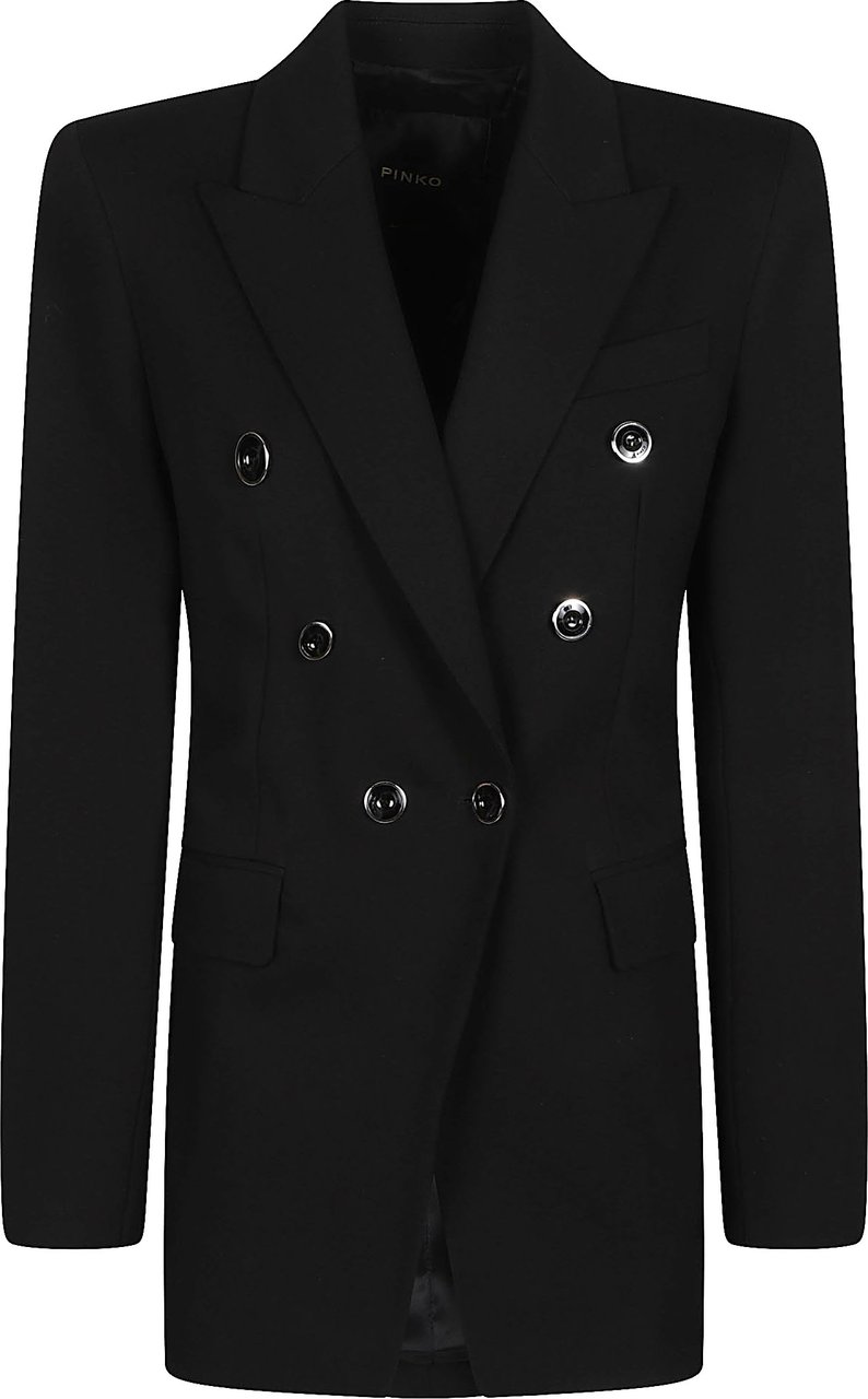 Pinko Hibiscus Jacket Black Zwart