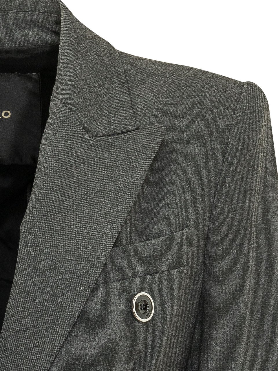Pinko Blazer Hibiscus Doppiopetto Grijs