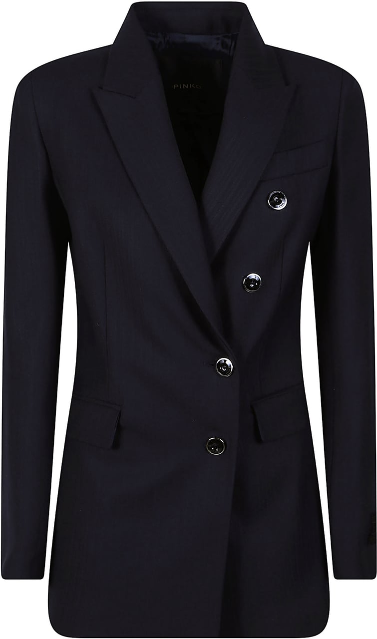 Pinko New Amalfi Jacket Blue Blauw