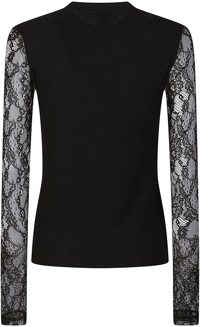 Pinko Fucecchio Long Sleeve T-shirt Black Zwart