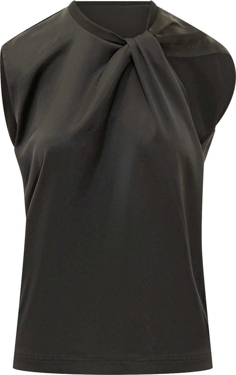 Pinko Blusa Smart Donkergrijs