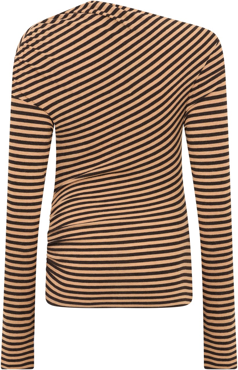 Pinko Polo sweater in wool blend with stripes Divers