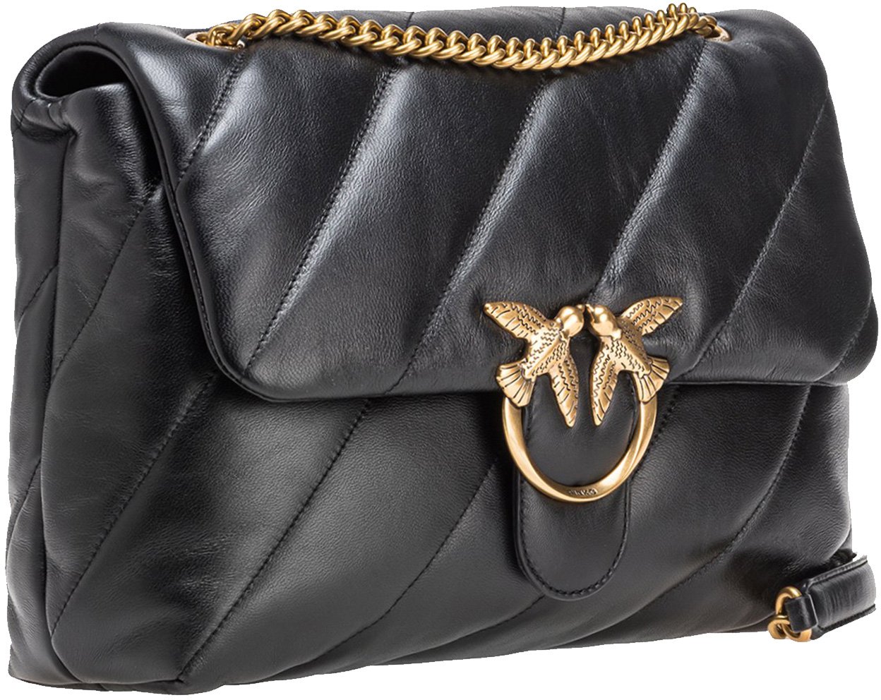 Pinko Bags Nero-Antique Gold Zwart