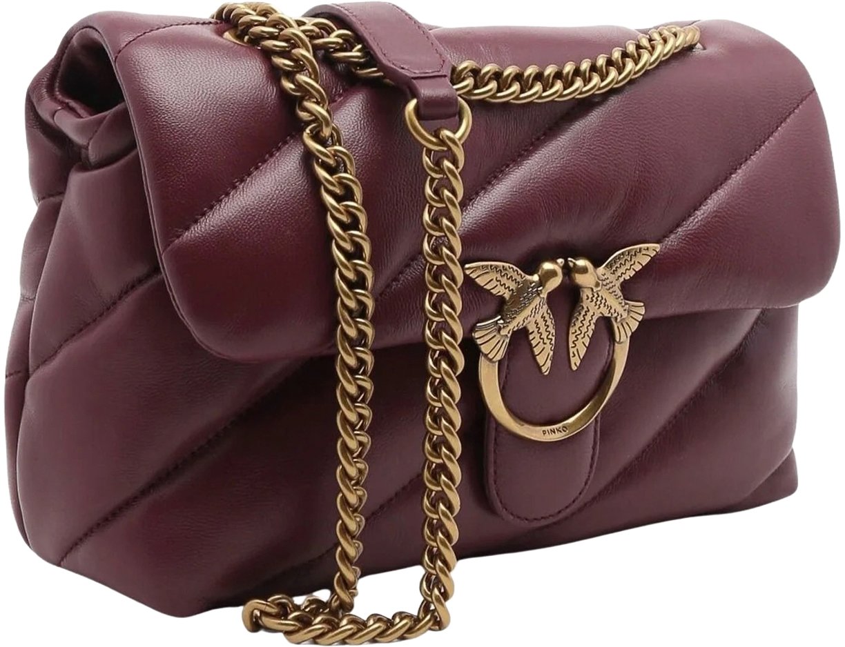 Pinko Bags Ribes Intenso-Antique Gold Maroon