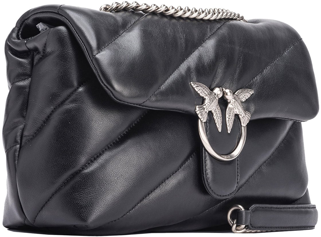 Pinko Bags Nero-Old Silver Zwart
