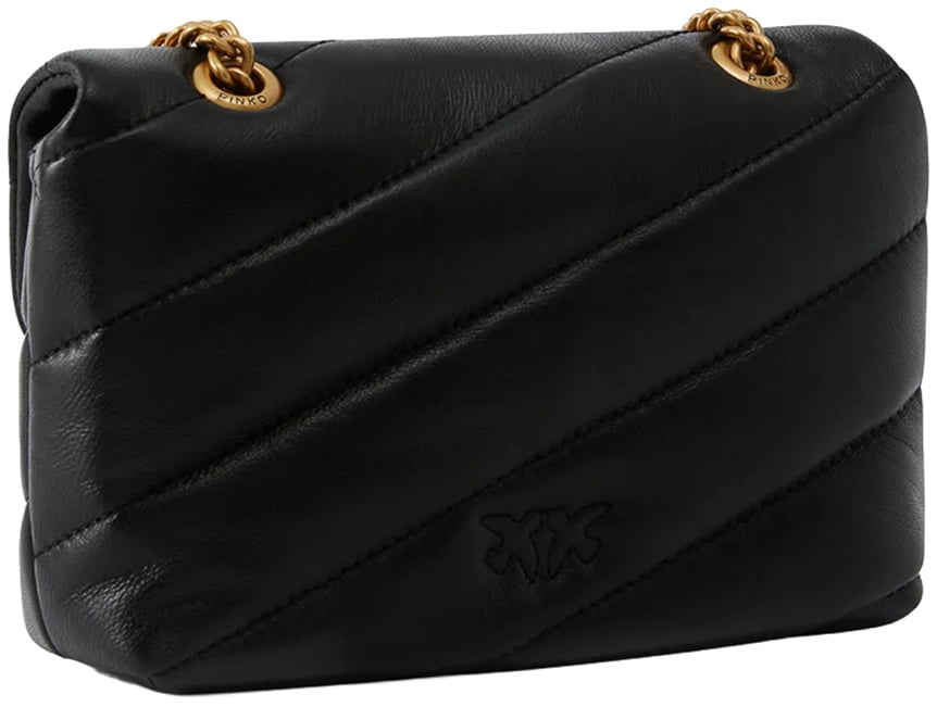 Pinko Bags Nero-Antique Gold Zwart