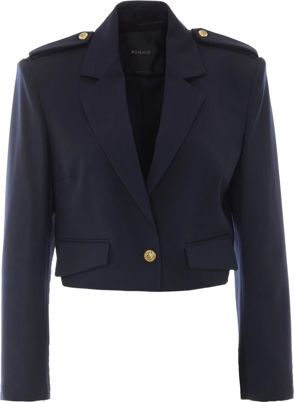 Pinko Jackets Blu Marino Cupo Navy