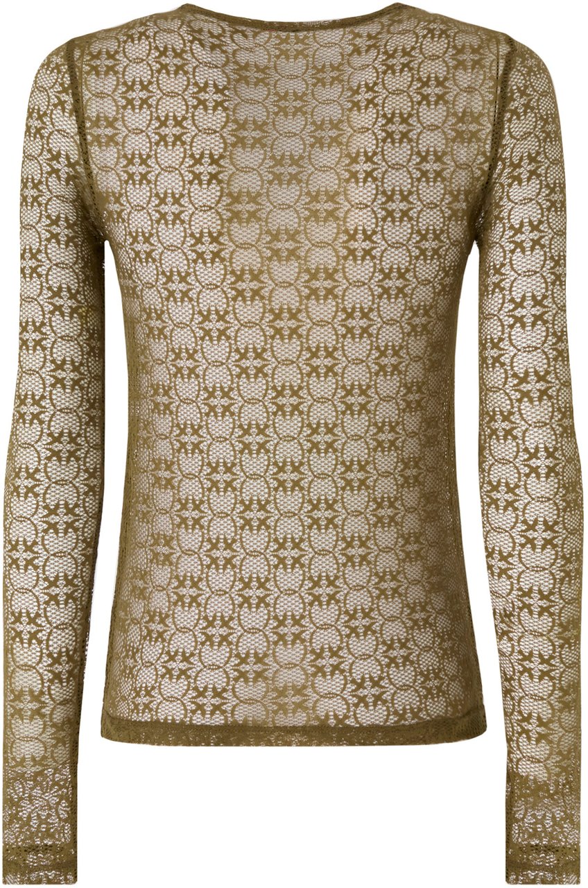 Pinko Top Verde Oliva Scuro Donkergroen