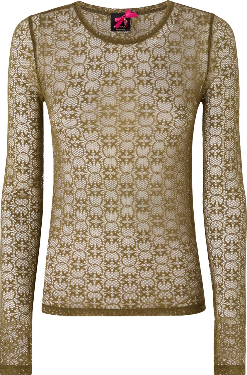 Pinko Top Verde Oliva Scuro Donkergroen