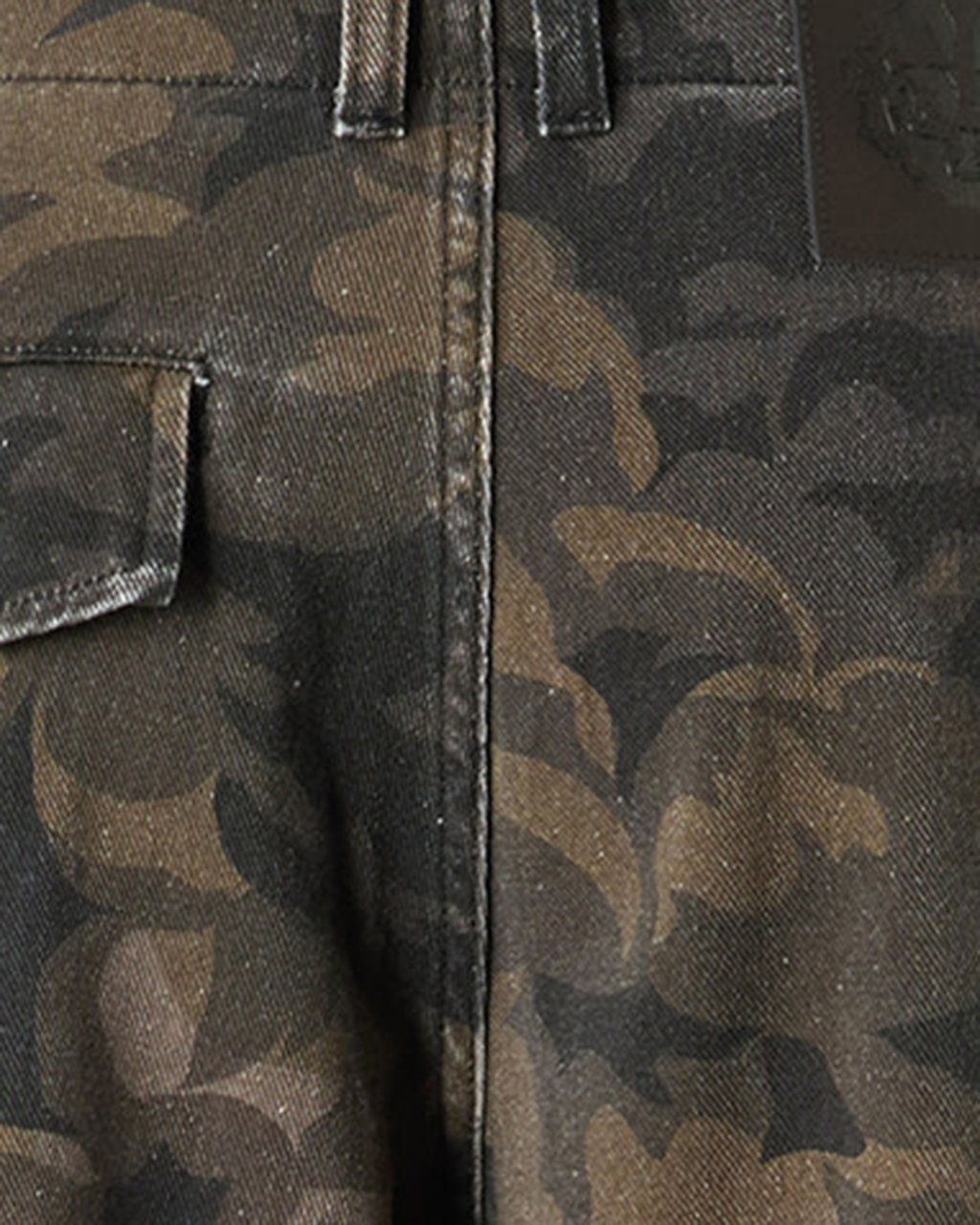 Pinko Trousers Mult.Verde/Nero Donkergroen